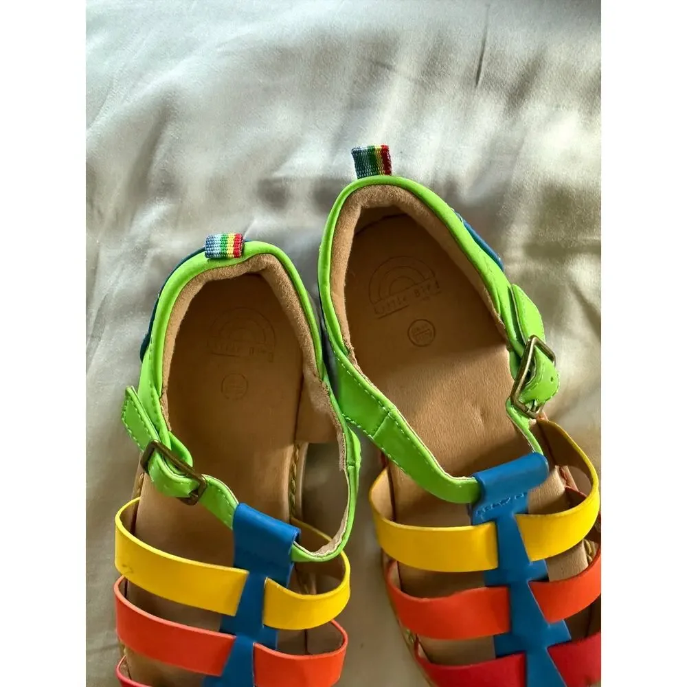 Little bird rainbow sandals UK 11 EU 29 US 11.5